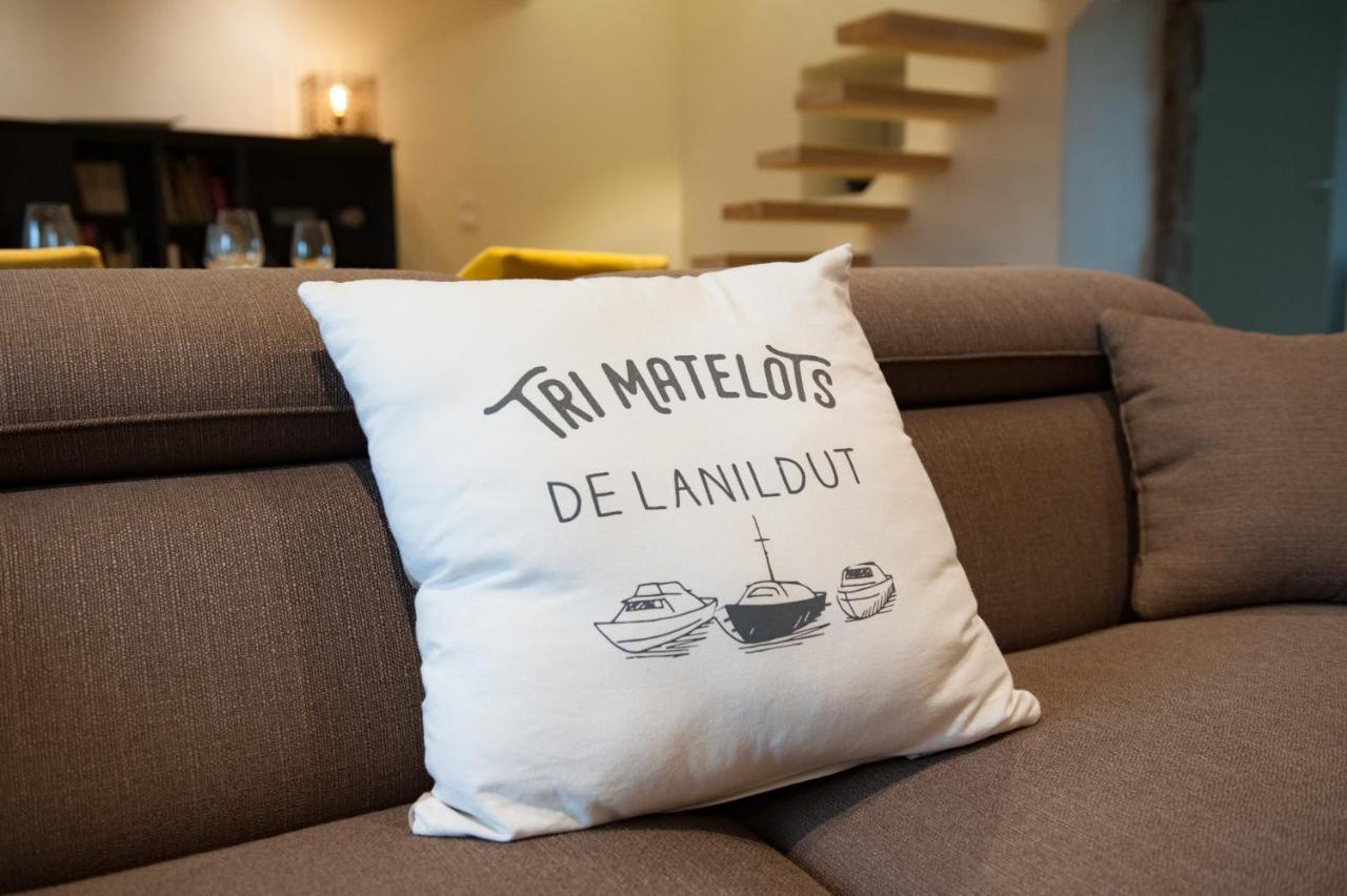 Gwel Ar Mor - Jolie Maison De Charme Renovee Proche Du Port Lanildut Esterno foto